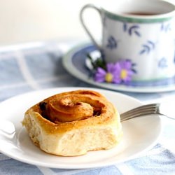 Cinnamon Rolls with Apple Sauce