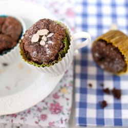 Mini Chocolate Almond Cakes