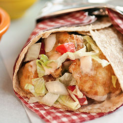 Fried Cauliflower Wraps