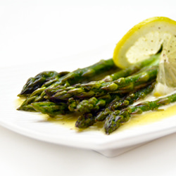 Asparagus in Hollandaise Sauce