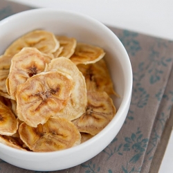 Baked Banana Chips