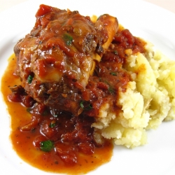 Lamb Shanks Braised w/ Tomato