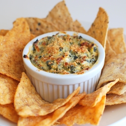 Mediterranean Spinach Artichoke Dip