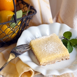 Meyer Lemon Yogurt Squares