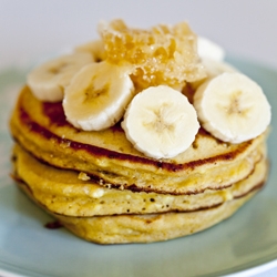 Ginger, Ricotta & Coconut Pancakes