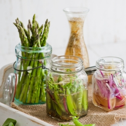 Spring Sweet Pea & Asparagus Pickle