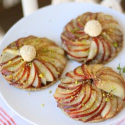 Multigrain Pear Ginger Cakes