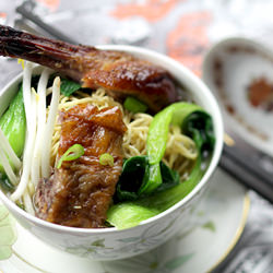 Roasted Duck Noodle Soup