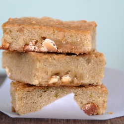 White Chocolate & Lime Blondies