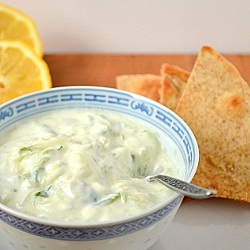 Tzatziki and Pita Chips