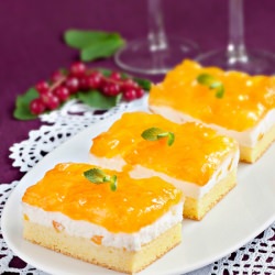 Peach Jam and Yogurt Cake