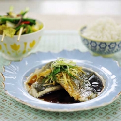 Asian Steamed Sea Bass