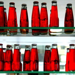 Red Liquids at a Red Restaurant