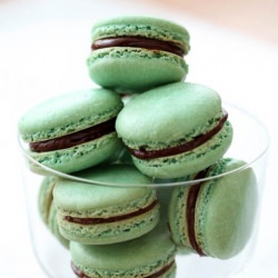 Minty Macarons