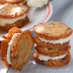 Carrot Cake Cookies with Oatmeal