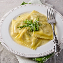 Spring Pea Ravioli