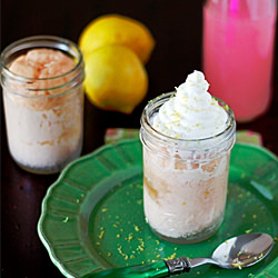 Pink Lemonade Cupcakes in a Jar