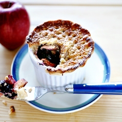 Mini Apple-Blueberry Pies