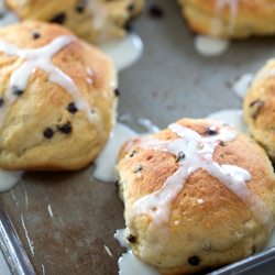 Boozy Hot Cross Buns