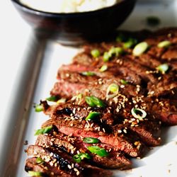 Asian Inspired Flat Iron Steak