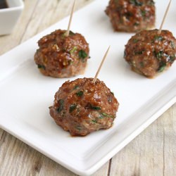 Baked Teriyaki Turkey Meatballs