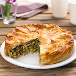 Thai Rice & Artichoke Pie