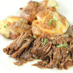 Roast Beef & Smashed Potatoes