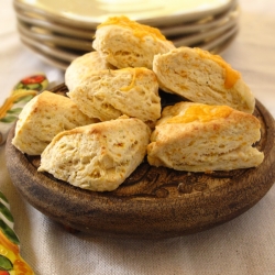 Cheddar-Dill Scones with Saffron