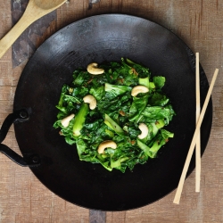 Sauteed Greens with Mustard Seeds