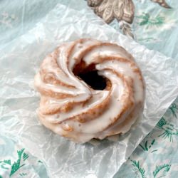 French Crullers with Honey Glaze