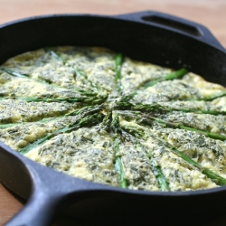 Asparagus, Feta & Herb Frittata