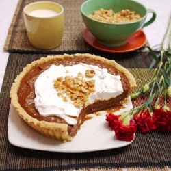 Butterscotch Praline Cream Pie