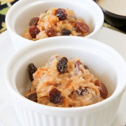 Rice Pudding with Raisins