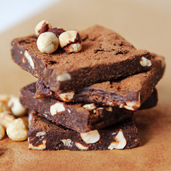 Raw Hazelnut Chai Brownies