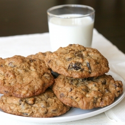 Cherry, Chocolate & Oatmeal Cookies