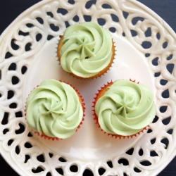 Lemon, Raspberry and Mint Cupcakes