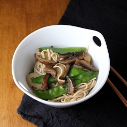 Portobello Stirfry with Udon