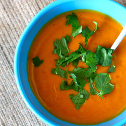 Coconut Curried Sweet Potato Soup