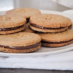 Chocolate Filled Ginger Cookies