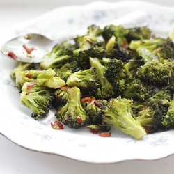 Roasted Broccoli w/Chili and Lemon