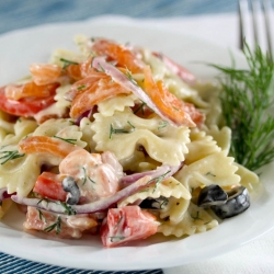 Smoked Salmon Pasta Salad