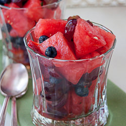 Minty Watermelon Salad