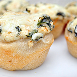 Spinach Dip Bread Bowls