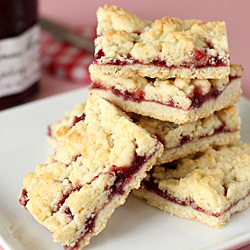 Raspberry Crumb Bars