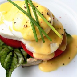 Caprese Eggs Benedict