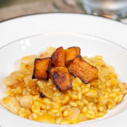 Butternut Squash & Saffron Risotto