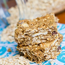 Banana & Chocolate Chip Oat Bars