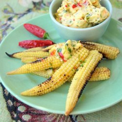 BBQ Baby Corn w/ Chilli Butter