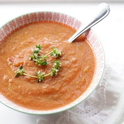 Roasted Tomato & Vidalia Onion Soup