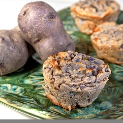 Purple Mashed Potato Cups